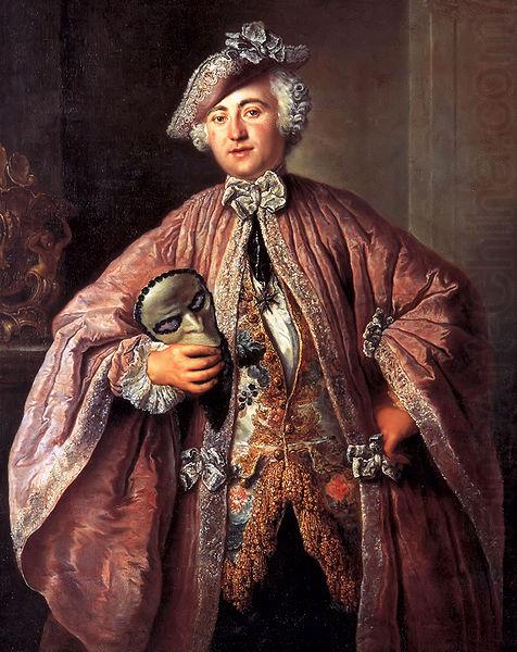 antoine pesne Portrait of Franz Isaak von Chasot oil painting picture
